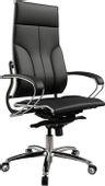 Кресло руководителя МЕТТА Move L1-10K - Infinity, экокожа, до 150кг, черный