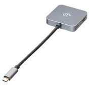 Стыковочная станция Digma DS-741UC_GS, USB Type-CхUSB 3.0, серый