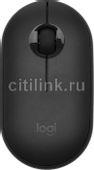 Мышь беспроводная Logitech Pebble M350, USB, темно-серый