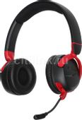 Гарнитура игровая HYPERX Cloud Mini, Bluetooth/3,5 мм, черный / красный