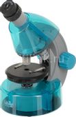 Микроскоп LEVENHUK LabZZ M101, световой/оптический/биологический, 40-640x, на 3 объектива, лазурный
