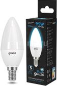 Упаковка ламп LED GAUSS E14,  свеча, 9.5Вт, 10 шт.