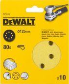 Круг шлифовальный 10 шт. DeWALT DT3103-QZ, 125мм, по дереву, металлу
