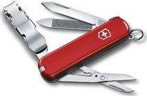 Складной нож Victorinox NailClip 580, функций: 8, 65мм, красный