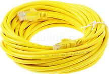 Патч-корд CABLEXPERT PP12-10M/Y литой (molded), UTP, кат.5E, 10м, желтый