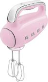 Миксер SMEG HMF01PKEU, розовый и серебристый