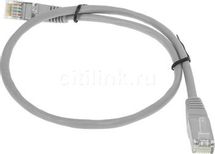 Патч-корд PREMIER NA102-FTP-C5E-0.5M литой (molded), FTP, кат.5E, 0.5м,  серый