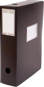 Короб архивный Бюрократ -BA100/08BLCK, пластик, 100мм, 330x245, черный