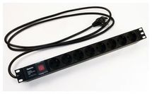 Блок распределения питания Hyperline SHE19-8SH-S-2.5EU