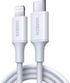 Кабель UGREEN US171, Lightning (m) - USB Type-C (m), 2м, белый
