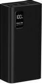 Внешний аккумулятор (Power Bank) PERO PB07,  30000мAч,  черный
