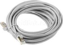 Патч-корд CABLEXPERT PP6-7.5M литой (molded), FTP, кат.6, 7.5м, серый