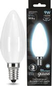 Упаковка ламп LED GAUSS E14,  свеча, 9Вт, 10 шт.