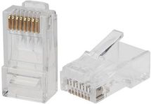 Коннектор REXANT 05-1031-4 кат.6 RJ45 прозрачный