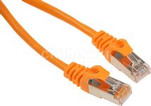 Патч-корд CABLEXPERT PP22-0.5M/O литой (molded), FTP, кат.5E, 0.5м, оранжевый