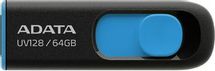 Флешка USB A-Data DashDrive UV128 64ГБ, USB3.0, черный и синий