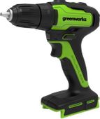 Дрель-шуруповерт GREENWORKS GD24DD35K2, 2Ач