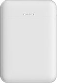 Внешний аккумулятор (Power Bank) PERO PB01,  5000мAч,  белый