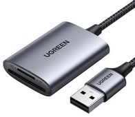 Картридер внешний UGREEN CM401, серый