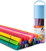 Фломастеры Deli ColoRun EC156-24, 24 цв., пластиковая туба