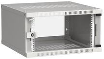 Шкаф коммутационный ITK Linea WE LWE3-06U66-GF настенный, стеклянная передняя дверь, 6U, 600x320x600 мм