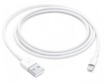 Кабель Apple A1480, Lightning (m) - USB (m), 1м, белый