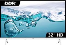 32" Телевизор BBK 32LEM-1045/TS2C (W) HD, белый