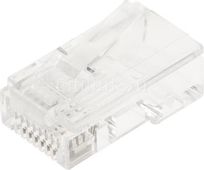 Коннектор LanMaster TWT-PL45-8P8C UTP кат.5E RJ45 прозрачный (упак.: 100шт)