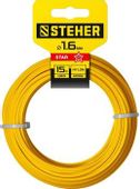 Леска для триммеров STEHER 75010-1.6, 1.6мм, 15м
