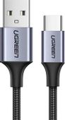 Кабель UGREEN US288, USB Type-C (m) - USB (m), 1м, черный