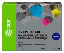 Картридж Cactus CS-EPT04B140, черный пигментный