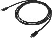 Кабель Buro USB Type-C (m) - USB Type-C (m), 1.5м, черный