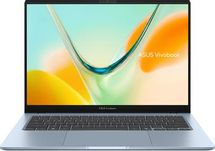 Ноутбук ASUS VivoBook S14 S5408QA-TM226W, 14", IPS, Qualcomm Snapdragon X X1-26-101, 8-ядерный, 16ГБ LPDDR5x, 256ГБ SSD, Qualcomm Adreno, голубой