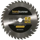 Пильный диск HANSKONNER H9022-185-20/16-36, 185мм, по дереву