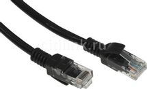 Патч-корд CABLEXPERT PP12-3M/BK литой (molded), UTP, кат.5E, 3м, черный