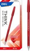 Упаковка наборов шариковых ручек Deli Think EQ8-RD чернила красный