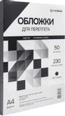 Обложка HELEOS CCA4B50,  A4,  230г/м2,  50,  черный