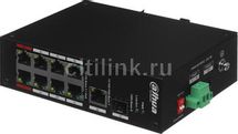 Коммутатор Dahua DH-PFS3110-8ET-96, неуправляемый