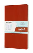 Блокнот Moleskine Volant, 96стр, в линейку, мягкая обложка, оранжевый