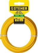 Леска для триммеров STEHER 75020-2.0, 2мм, 15м