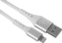 Кабель Cactus CS-LG.USB.A-2,  Lightning (m) -  USB (m),  2м,  белый