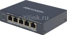 Коммутатор Hikvision DS-3E0505HP-E, неуправляемый