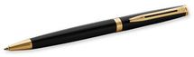 Ручка шариковая Waterman Hemisphere Matte Black GT чернила синий коробка подарочная