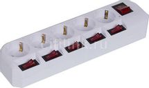 Сетевой фильтр Buro 500SH-3-SW-W, 3м, белый