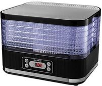 Сушилка для овощей и фруктов Endever FD-60, черный/стальной