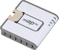 Точка доступа MIKROTIK mAP lite, N300, 2.4ГГц, 1xRJ45, белый