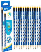 Карандаш Deli U-Touch EC016-HB EC016-HB, шестигранный, 12