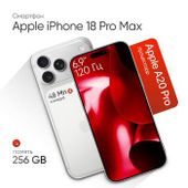 Смартфон Apple iPhone 18 Pro Max 256Gb, nano SIM + eSIM, серебристый