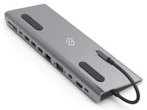 Стыковочная станция Digma DS-990UC_G, USB Type-CхUSB 3.0, серый