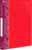 Папка Бюрократ -BPV40RED, 40шт вкладышей, A4, пластик, 0.65мм, красный
